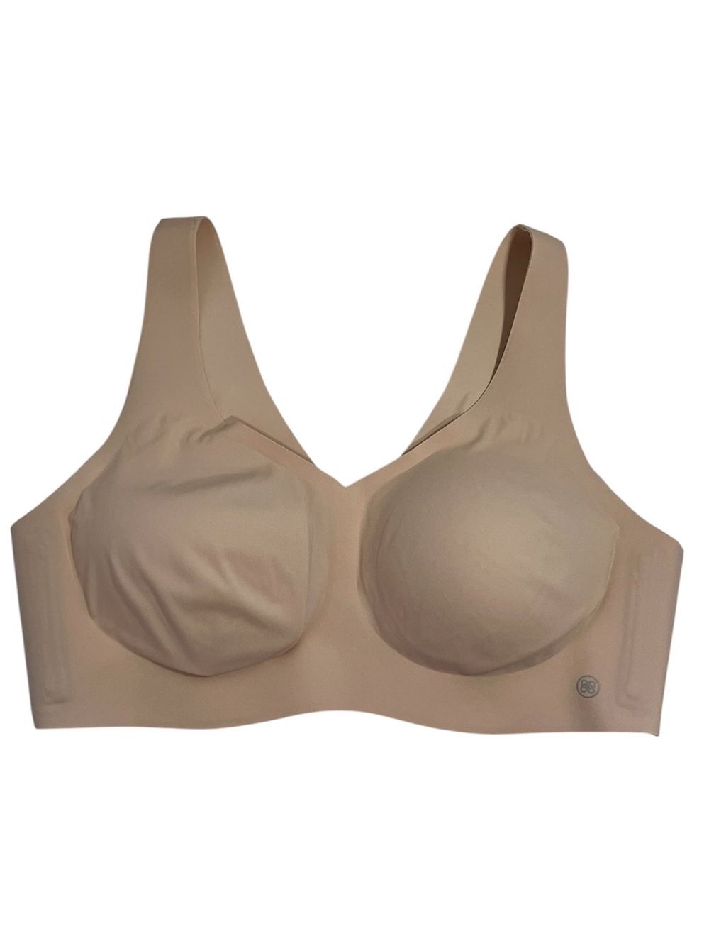 Honeylove Softform V-Neck Tan Beige Size Large 38 B/C Wireless